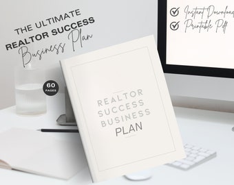 Real Estate Business Plan Realtor Printable Business Plan Realtor Business Plan Realtor Business Planner