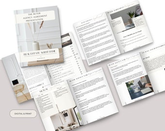 Home Buyer Guide | New NAR Settlement | Buyer Agency Agreement Presentation | Get More Buyer Clients Signed | Editable in Canva