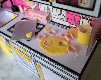 Juego de 6 cortadores de galletas impresos en 3D, tamaño compatible con Miniverse