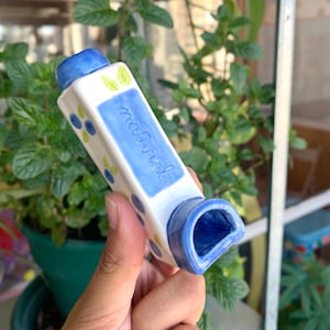 Pipa inhalador “natural” de arándanos - Decorativo y funcional