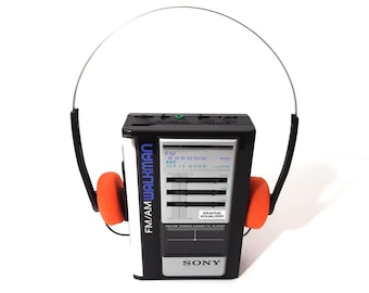 Sony Walkman WM-F43 Cassette Tape Player AM FM Radio Retro Restored!
