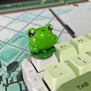 Cute Froggie Magnetic Detachable Keycap