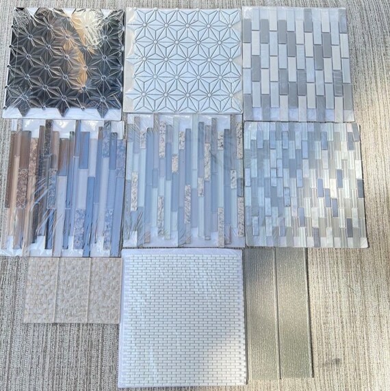 Desert Gold Granite Stone & Glass Mosaic Backsplash Desert Gold ...
