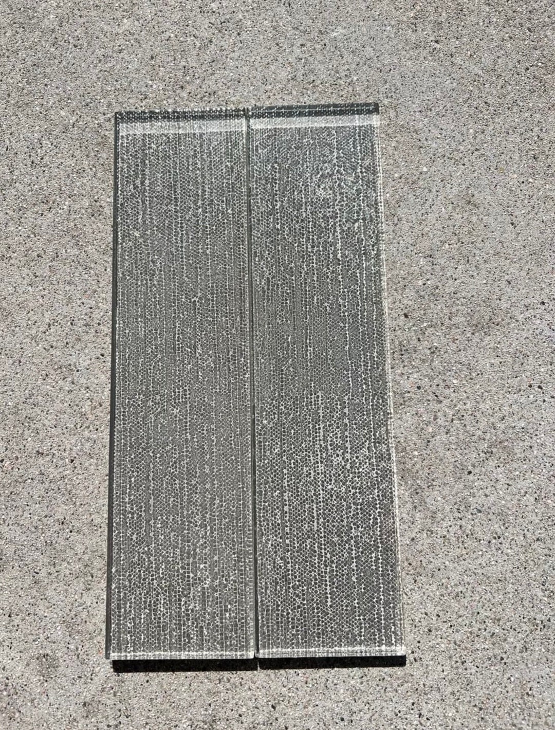 Grain Textured Glass Tile Etsy