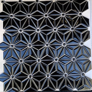 Black Porcelain Tile Mosaic