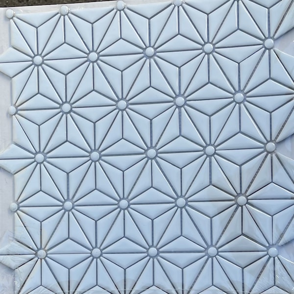 White Porcelain Tile Mosaic