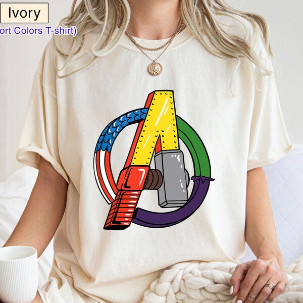 Avengers Multi Hero Shirt, The Marvels Shirts, Disneyworld Hero Hoodies, Captain America Hulk Iron Man Shirt, Thor Hero Shirt