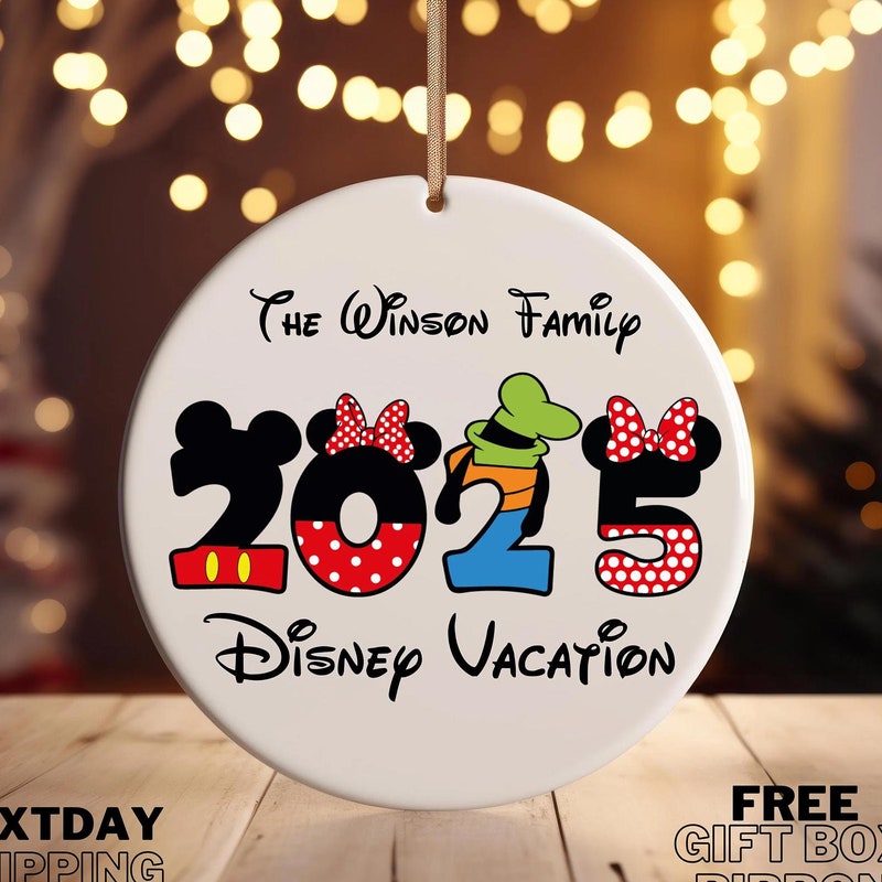 Disneyworld Ornament 2025 Etsy