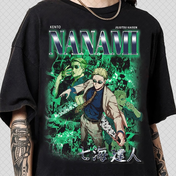 Nanami Kento Anime  Shirt, Anime Lover Shirt, Anime Sweatshirt, Anime Manga Shirt, Anime Nanami Gift Men and Women T-shirt