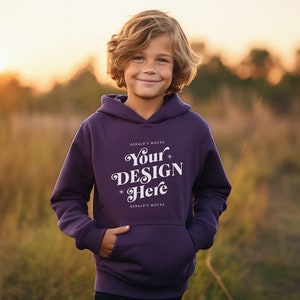 Kids purple sweatshirt hot sale