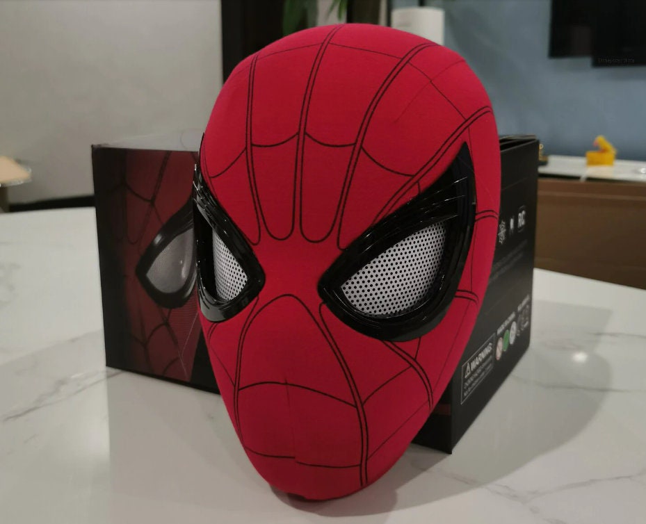 Spiderman Mask With Moving Eyes ON SALE Etsy