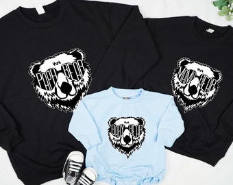 Mama Bear sweatshirt, Mothers Day Gift, Papa Bear Crewneck, Cute Family Shirt, Baby Bear Shirt, New Mom Gift, Baby Shower Gift, Family Shirt