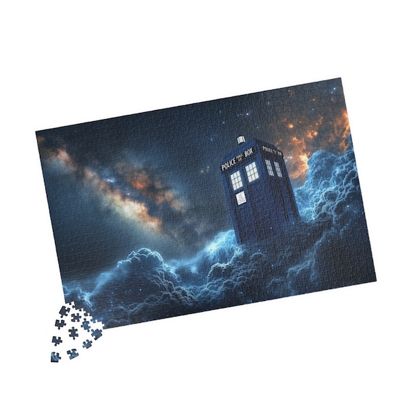 Casse-tête Tardis Time & Space de Doctor Who (110, 252, 520, 1014 pièces)