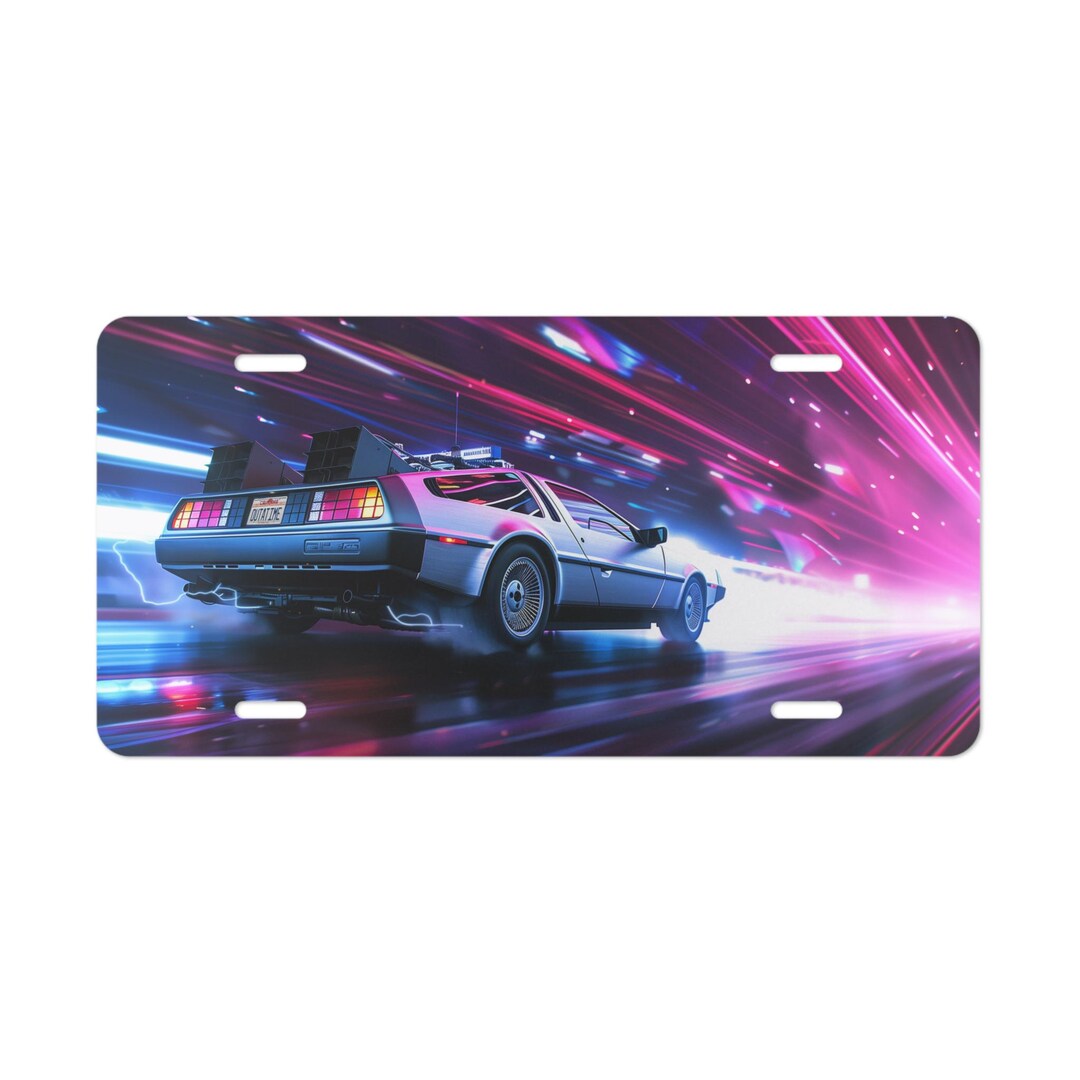 Delorean Vanity Plate - Etsy