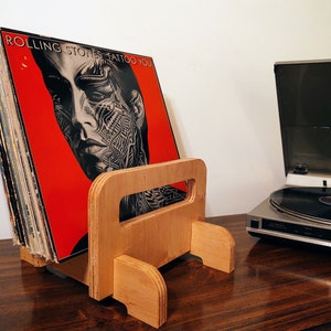 25 Count Vinyl LP Record Flip Through Storage Stand - Display - Organizer