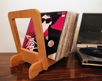 50 Count Vinyl LP Record Flip Through Storage Stand - Display - Organizer