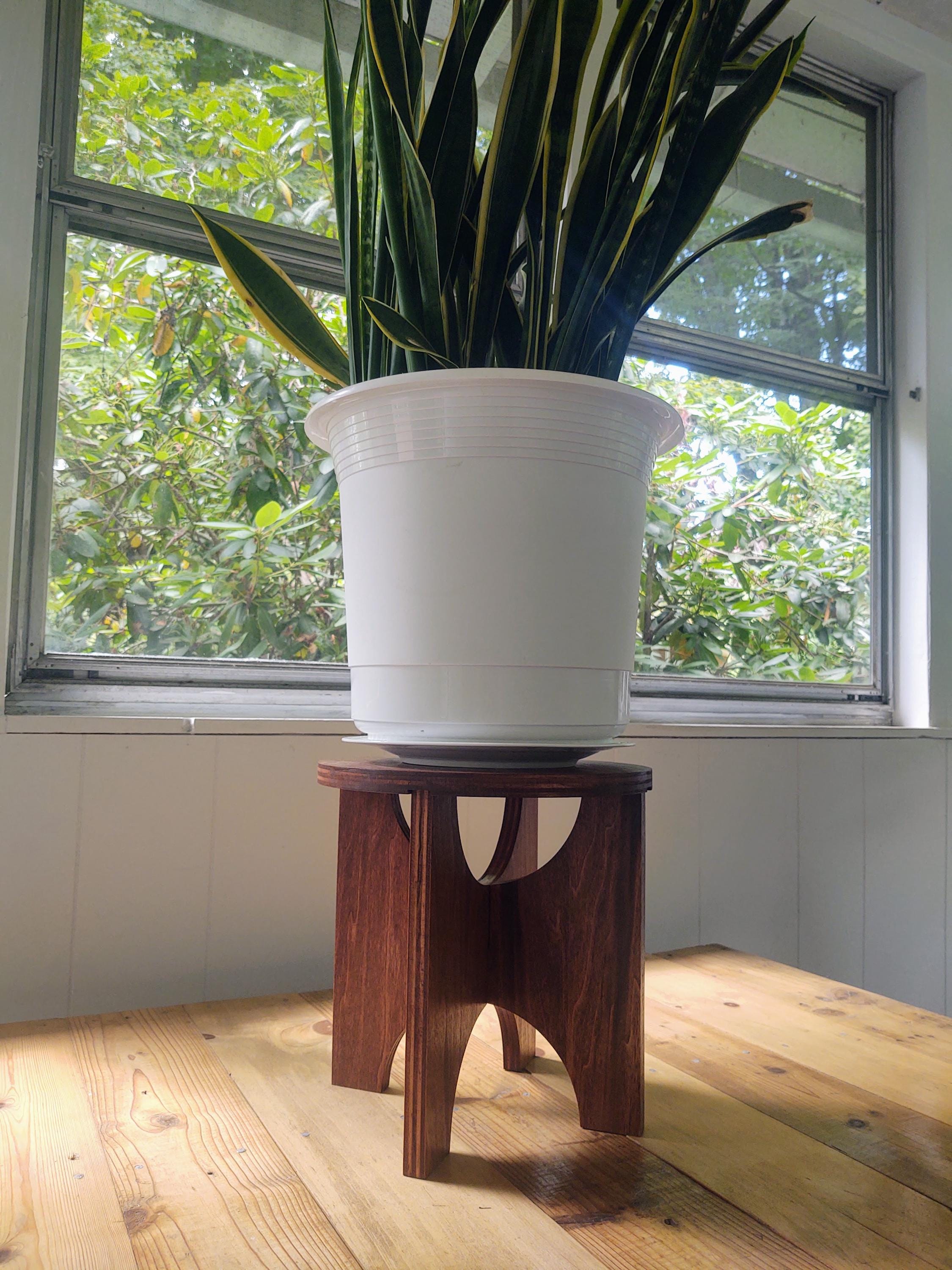 12 Inch Tall Wooden Indoor LARGE Plant Stand - Riser - Etsy