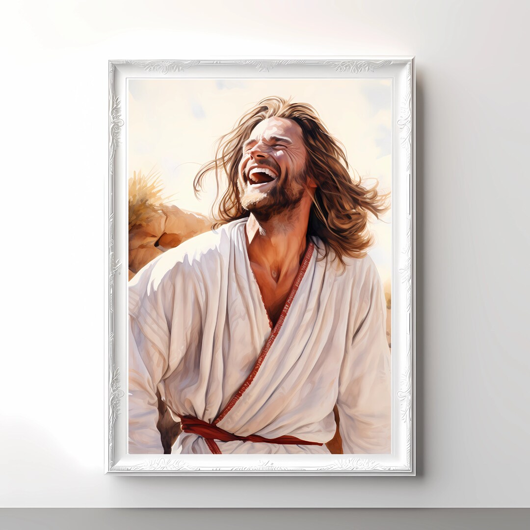Jesús riendo, Abrazar a Jesús, El señor y salvador, Arte cristiano ...