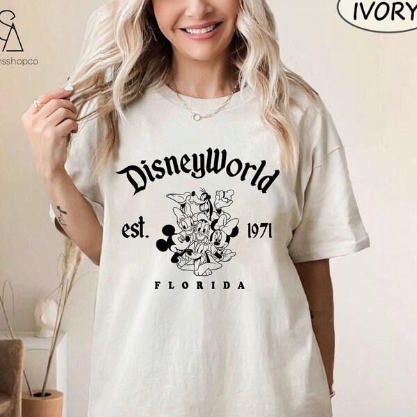 Disney World Florida Shirt, Disneyworld Est 1971 Shir, Disney Trip Shirt, Matching Disney Vacation Shirt, Mickey and Friends Shirt