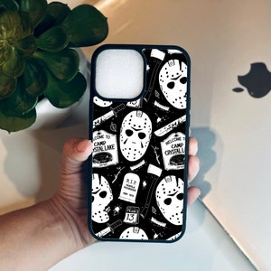 Horror Movie Friday The 13th Jason Voorhees Pattern Phone Case for IPhone  5s 6 6S 7 7 Plus X XR XS MAX Samsung S3 S4 S5 S6 S7 S8 S9 Note8 9 PLUS NOTE