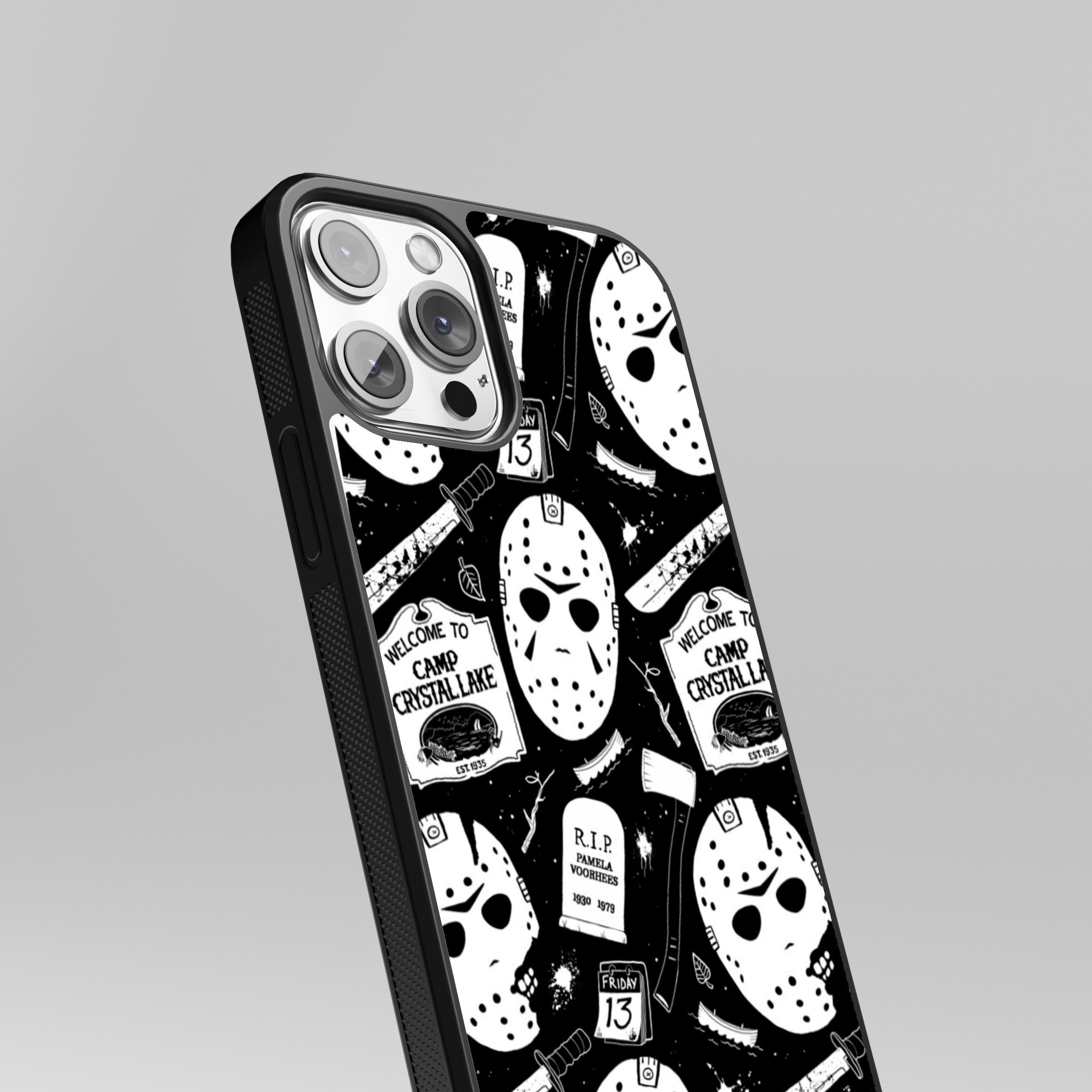 JASON VOORHEES Friday the 13th Wallpaper Phone Case/ Horror Phone Case