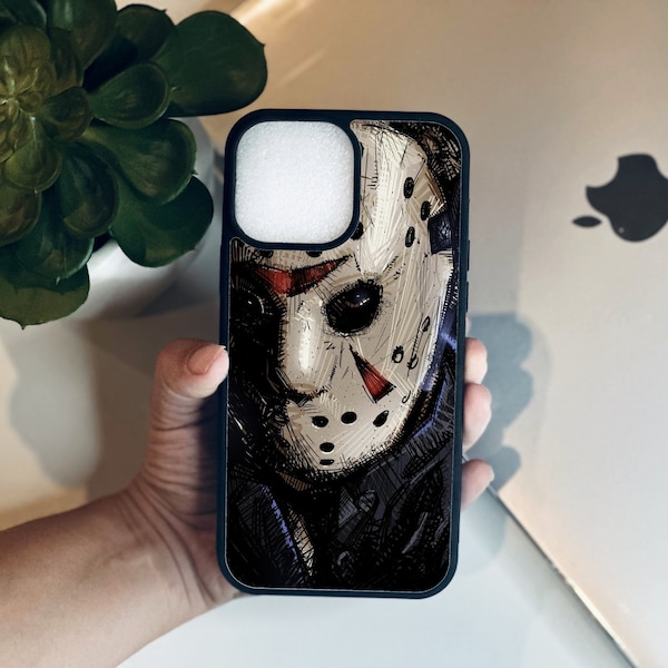 JASON Friday The 13th Phone Case/ Horror Phone case/ Spooky phone case/ iPhone 14/13/12/11/Pro/Max/iPhone case/Voorhees