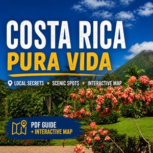 Guide de Voyage Costa Rica PDF – Conseils Locaux, Plages Cachées, Sources Chaudes (Carte Interactive)