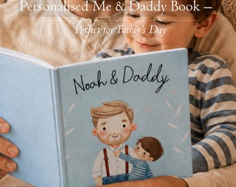 Personalized Father's Day Story Book: Custom Dad & Child Gift