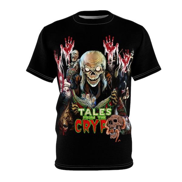 Unisex Tales from the Crypt T-shirt Cript Tales T-Shirt 80"s 90" T-shirt Gothic Tshirt-MetalheadTshirt-Crypt keeperTshirt-