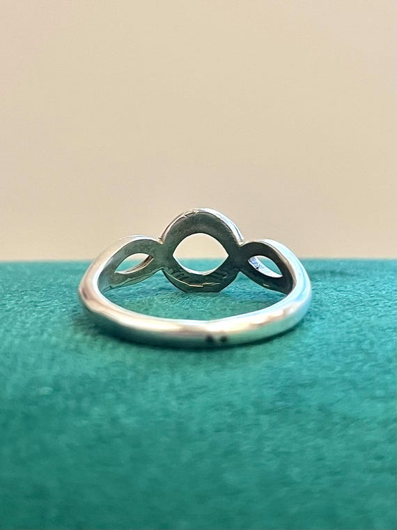 Sterling Silver Infinity ring 925 - image 4