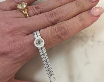 Plastic Ring Sizer: Accurate Jewelry Measurement Tool