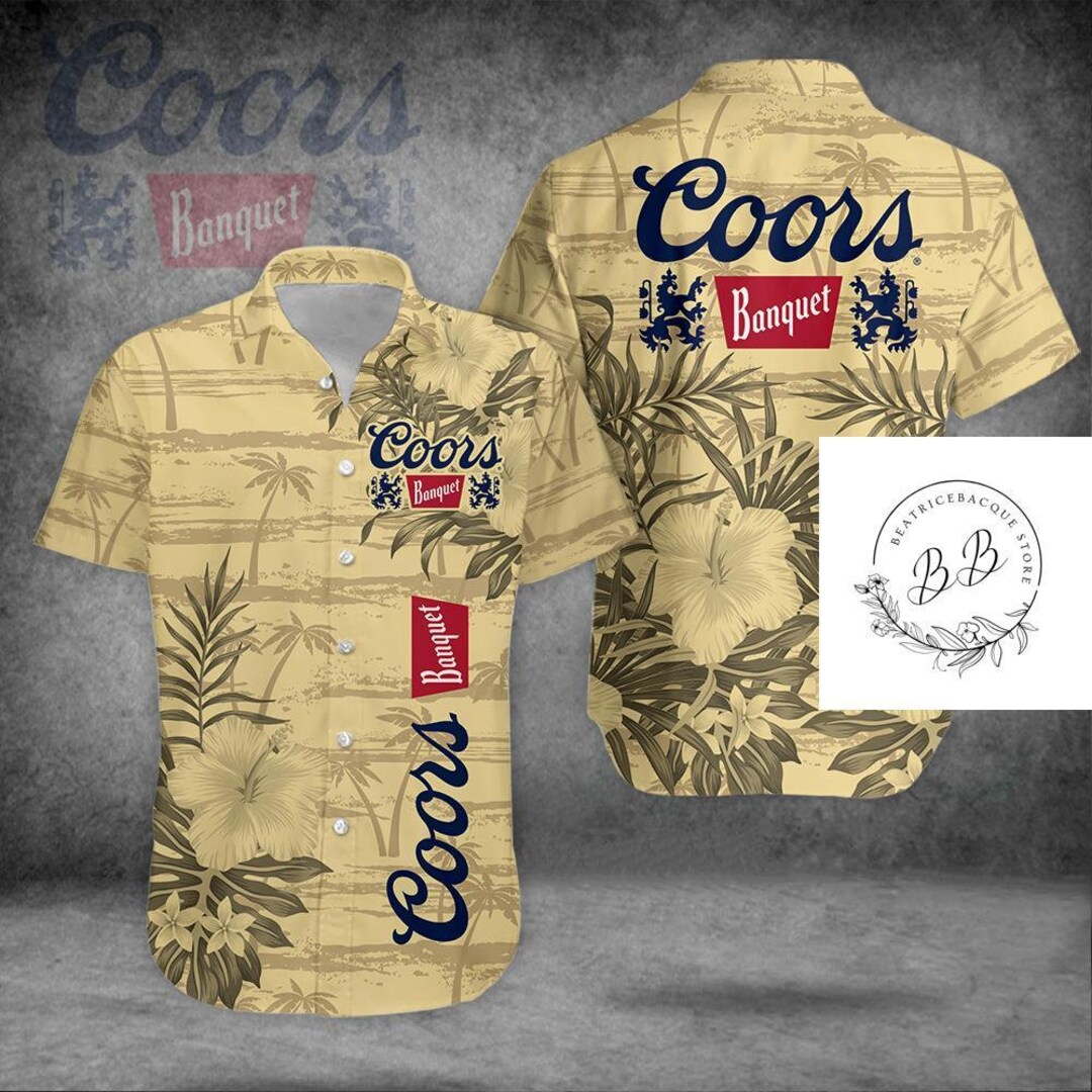 Coors Banquet Shirt Coors Button Shirt Coors Brewing Button Etsy