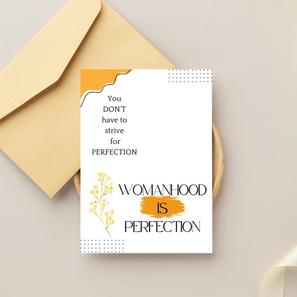 Bold and Beautiful Contemporary Women's Day Cards, Handmade Digital Women's Day Card,International women's day card,Happy Women's Day Card