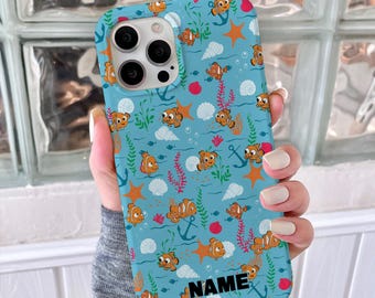 Personalized Disney Finding Nemo Phone Case, Disney Finding Nemo Iphone Case, Gift For Cartoon Lovers ID-0212-JRMK