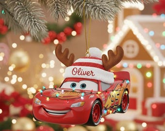 Disney Pixar Cars Radiator Springs Miniature Ornament Set Hallmark