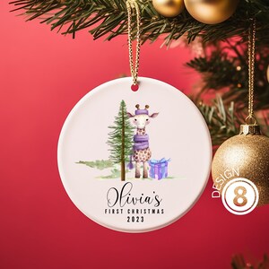Personalized  baby&#39;s first christmas ornament -baby&#39;s First Christmas Ornament Customized Babies 1st Christmas, Personalized Baby Name