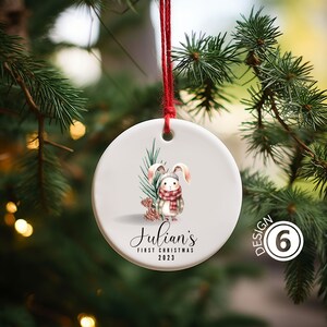 Personalized  baby&#39;s first christmas ornament -baby&#39;s First Christmas Ornament Customized Babies 1st Christmas, Personalized Baby Name