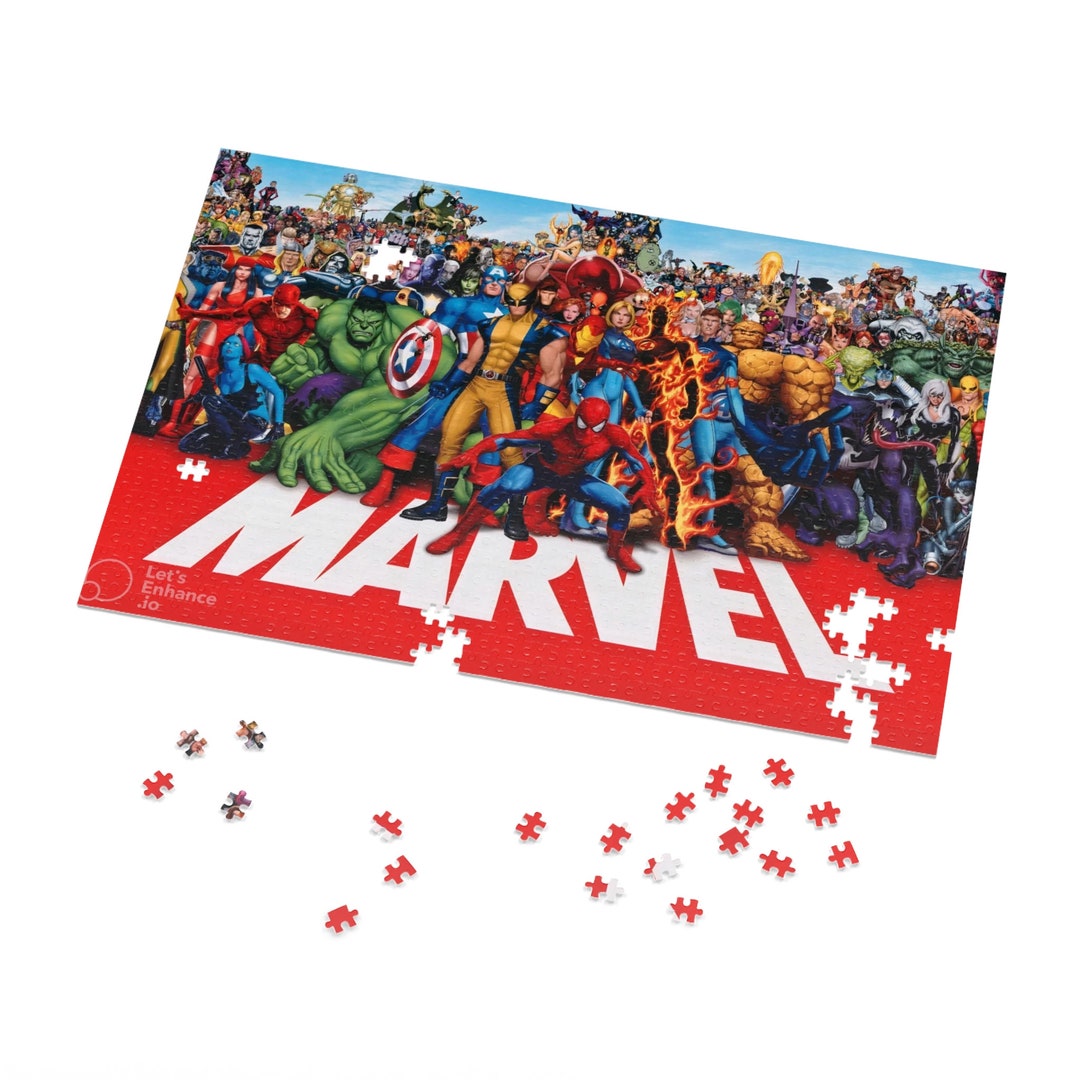 Marvel Universe Quest Personalized Jigsaw Puzzle 1000piece Etsy