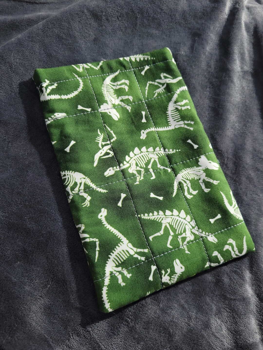 Dinosaur Book Sleeve Padded Book Cover Kindle Accessory Book Etsy