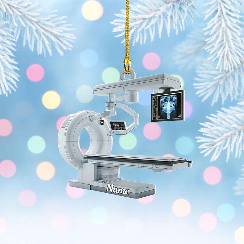 Personalized Angiography System Machine Christmas Ornament, X-ray ...