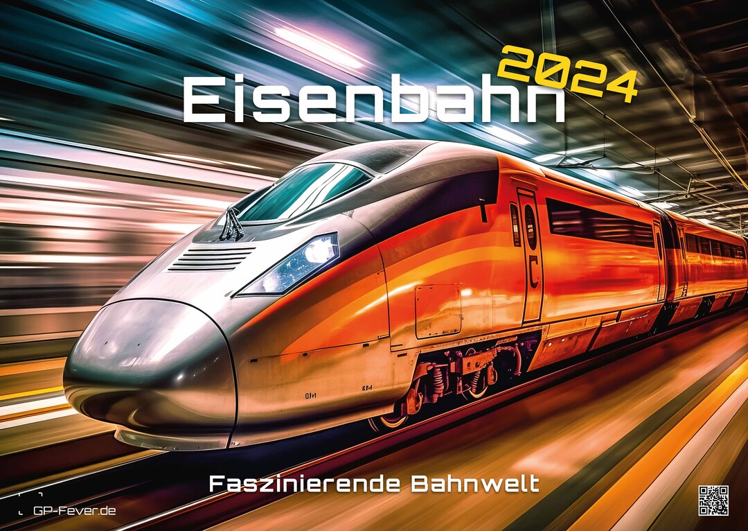 Railway Fascinating Railway World 2024 Calendar DIN A2 Etsy