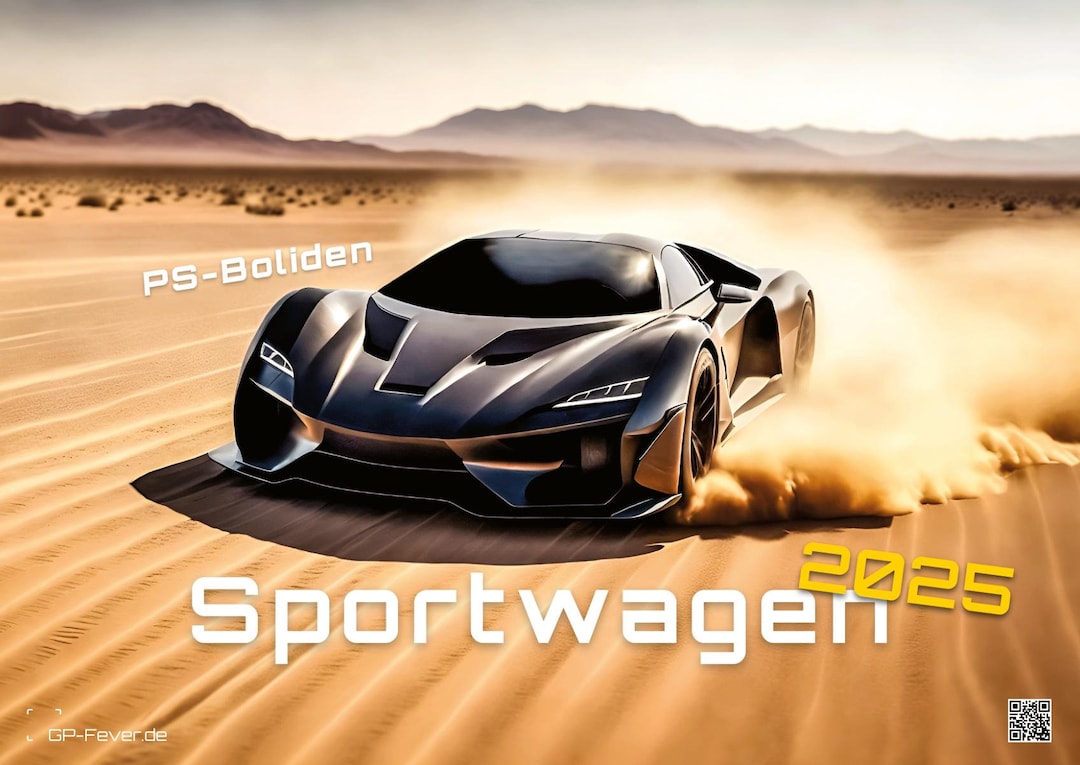 Sports Cars PS Racing Cars 2025 Calendar - Etsy