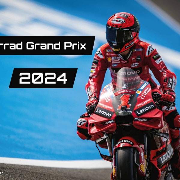 Motorcycle Calendar 2024 Etsy