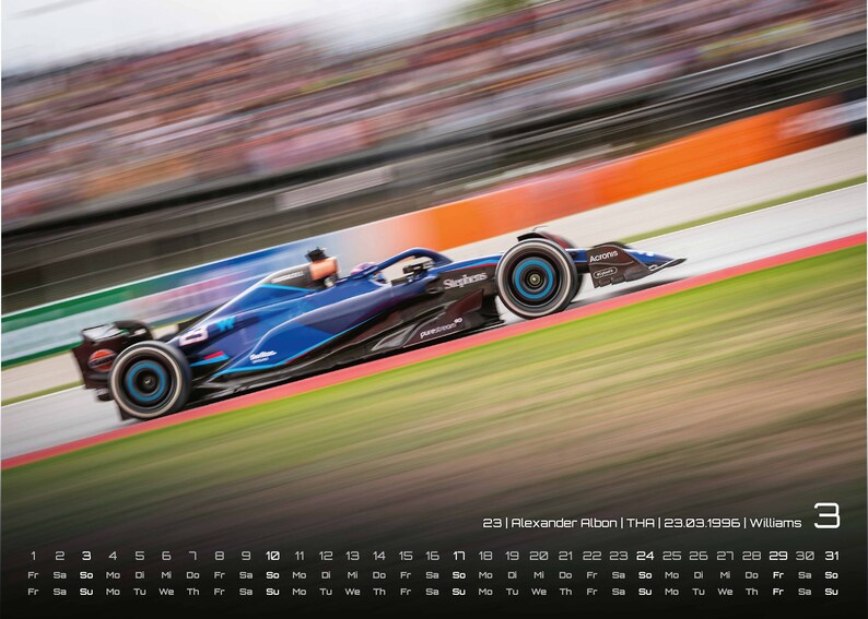 Formula 1 Grand Prix 2024 F1 Calendar DIN A3 Etsy