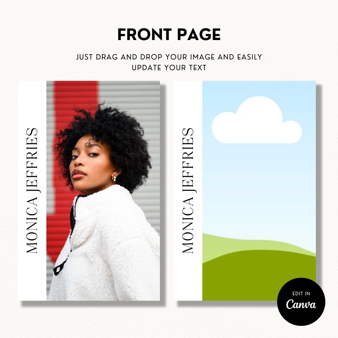 Modeling Comp Card Template, Zed Card, Editable Model Comp Card ...