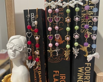 Metal bookmarks I | Dangling beaded bookmark | gift idea | Charm | Booktok | Tibetan metal | Gold and silver | Booktok | Reader | Aesthetic