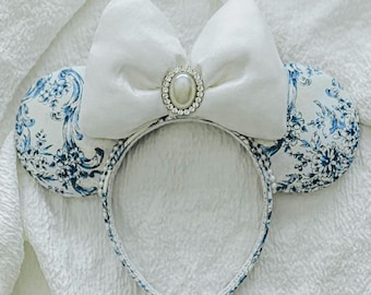 Antique Blue Minnie Mouse Ears