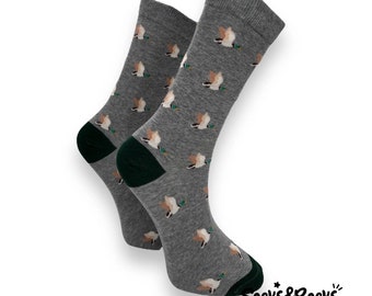 Calcetines de pato / Calcetines de pato volador / Calcetines de pájaros / Regalo para amantes de las aves / calcetines de animales / regalo para calcetines amantes de los animales / calcetines divertidos / idea de regalo