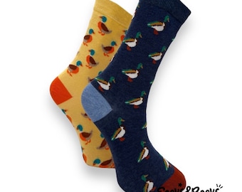 Eendensokken | Vogelsokken | Cadeau voor vogelliefhebbers | dierensokken | cadeau voor dierenliefhebbers sokken| grappige sokken | cadeau idee