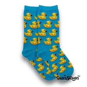 Rubber Duck socks | Bath Duck Socks | Rubber Duck Socks| animal socks | Squeking Duck socks | funny socks | affordable gift idea | cute sock